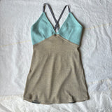 sand dark aqua camisole in L