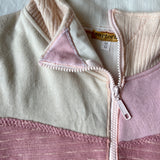 reclaimed wool zip-up hoodie in M