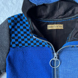 kids reclaimed wool zip-up hoodie size 3