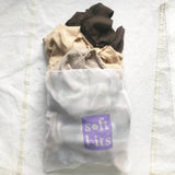 1 lb fine knit cashmere + merino wool scraps