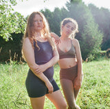 sartoria model wearing custom fit handmade winter wool lingerie